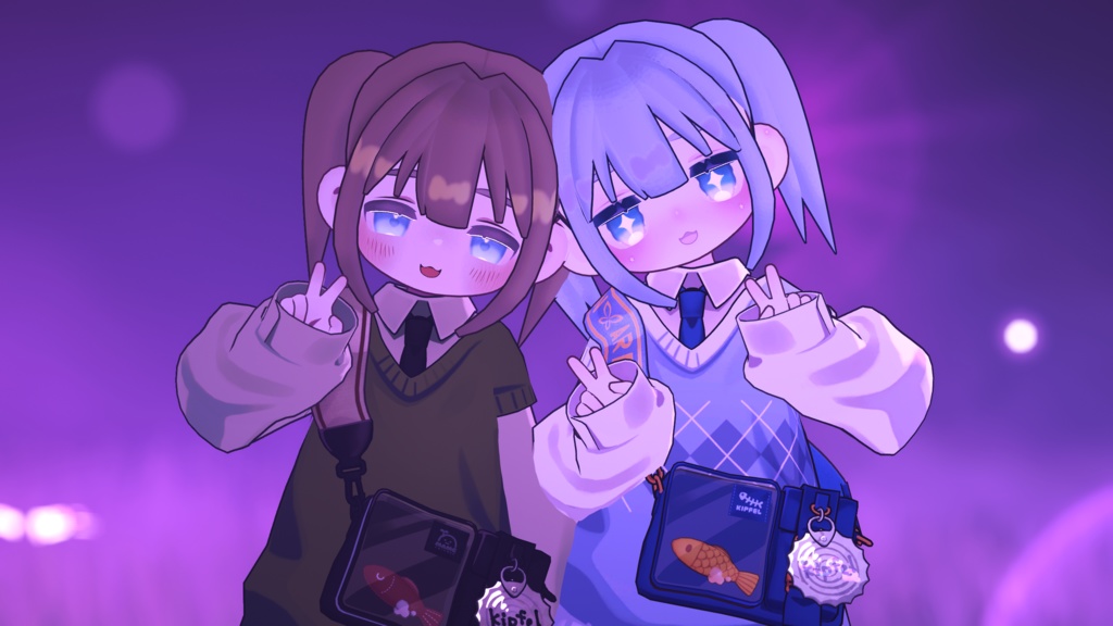 【Sale】シンプルツインテール