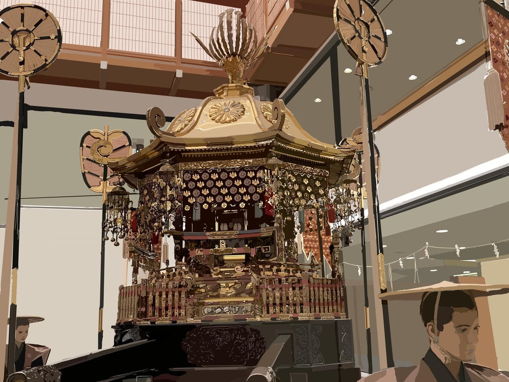 高山屋台会館の屋台