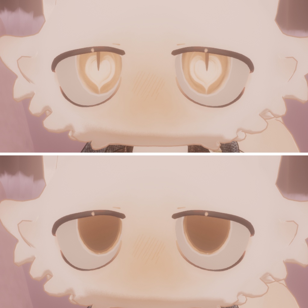 【Free】ほわほわラテ・アイズ / Howahowa Latte Eyes【アイテクスチャ】