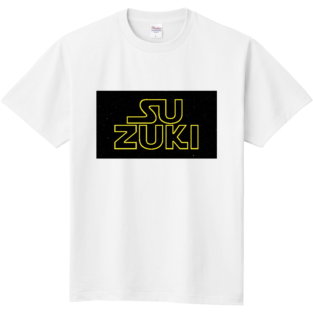 Starwars風　苗字Tシャツ　スズキさん編