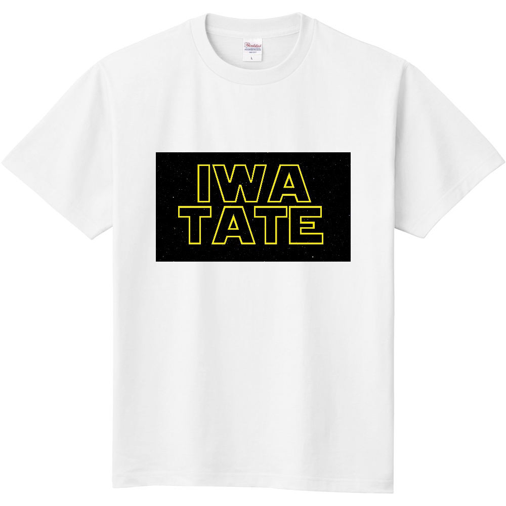 Starwars風　苗字Tシャツ　イワタテさん編