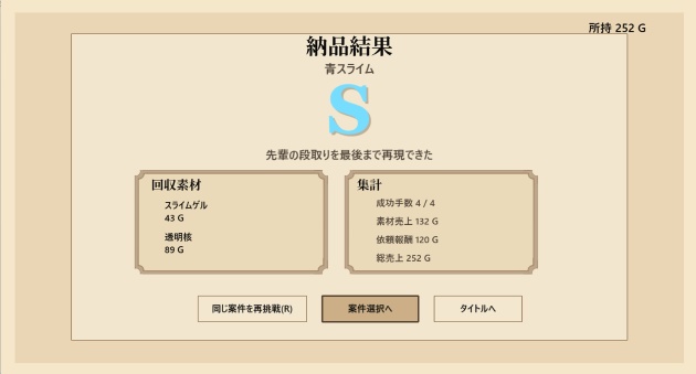PCゲーム「魔物解体ギルド(Monster Dismantling Guild)」