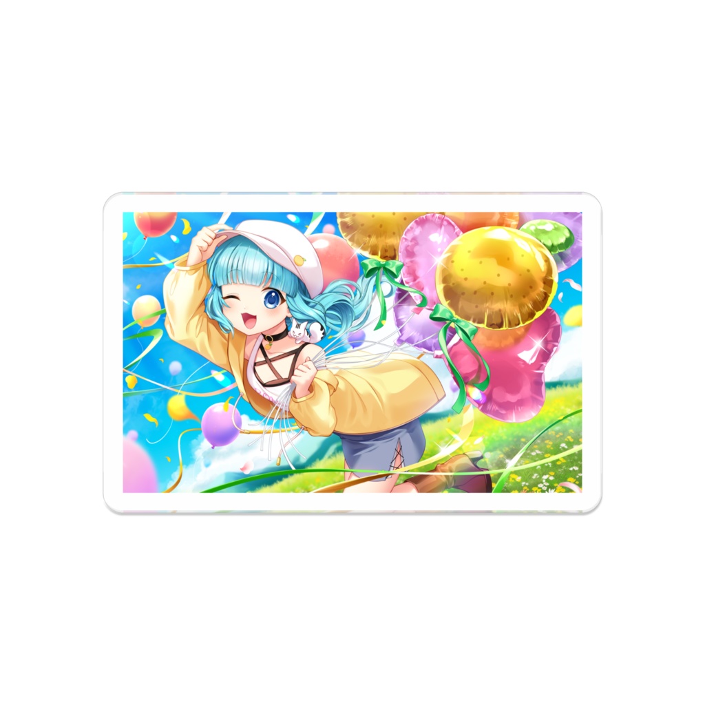 柚乃ぽんず 4周年アクリルバッジ(全3種)