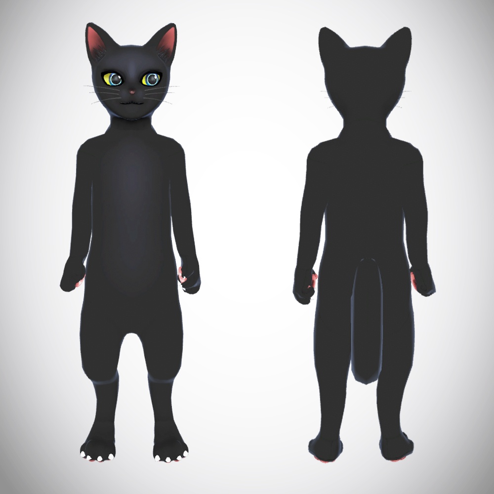 オリジナル3Dモデル【ククロ-kukuro-】