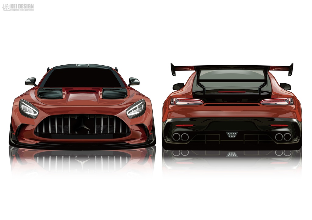 AMG 前後／デジタルアート