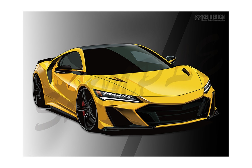 NC NSX/デジタルアート