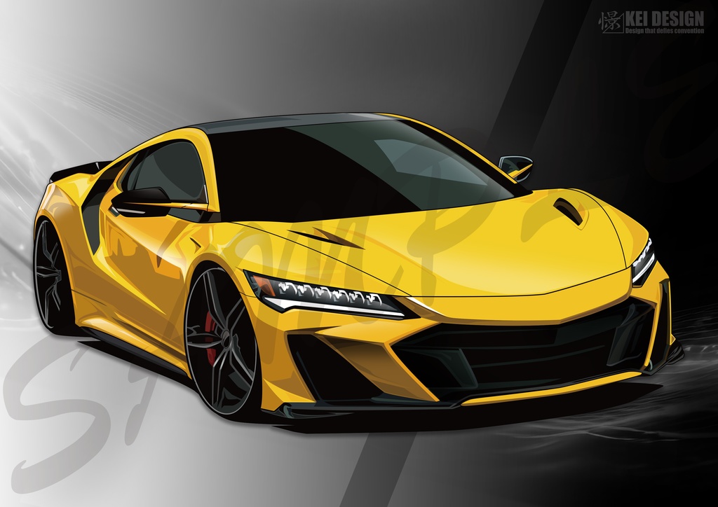 NC NSX/デジタルアート