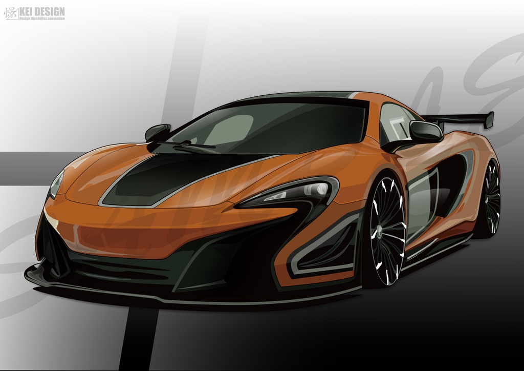 マクラーレン650s／デジタルアート