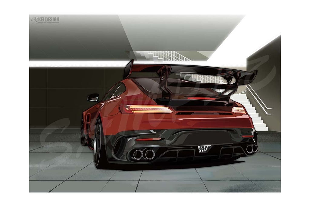 AMG 背景あり／デジタルアート