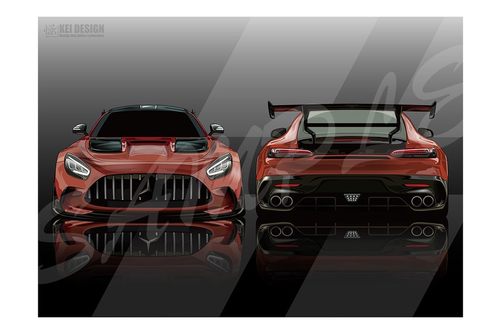 AMG前後／デジタルアート