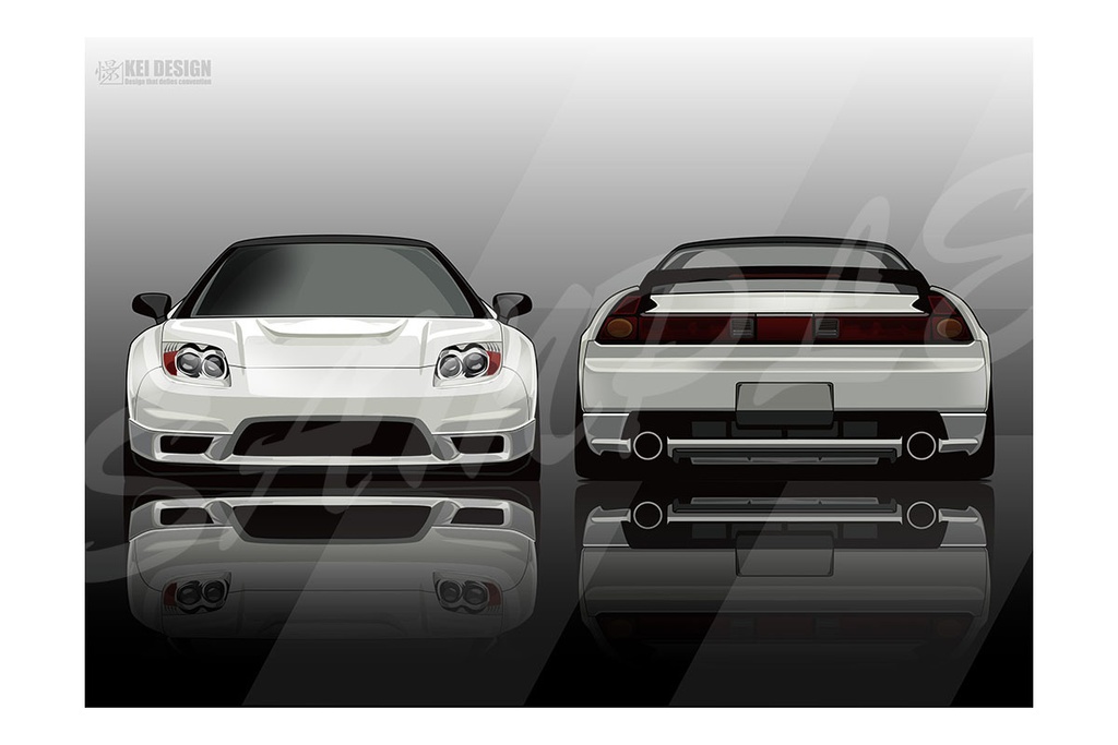 NSX NA2前後／デジタルアート