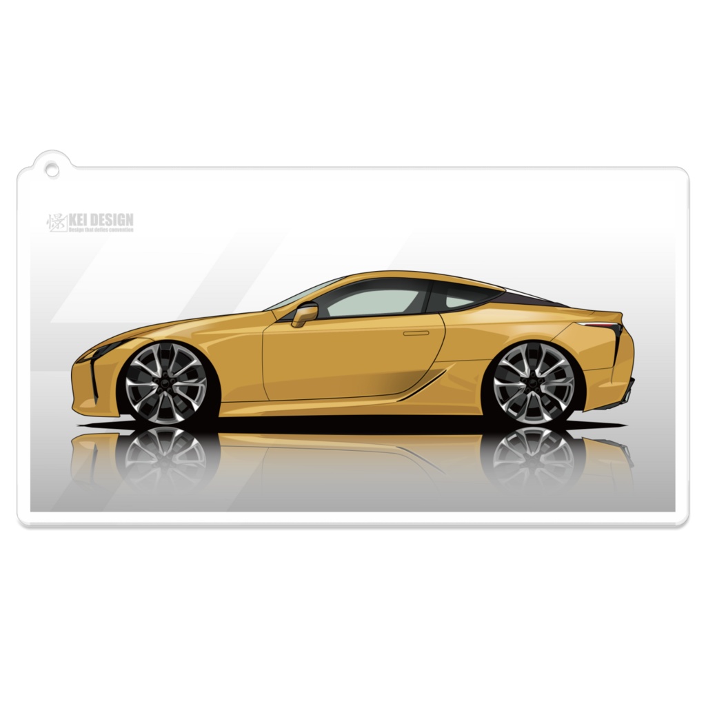 LEXUS LC500横／アクリルキーホルダー