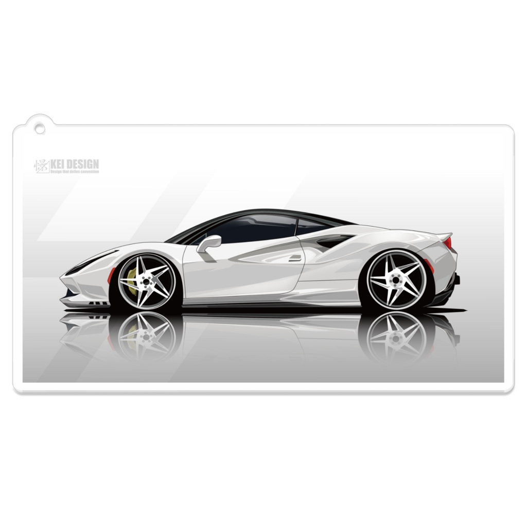 フェラーリF488/アクリルキーホルダー