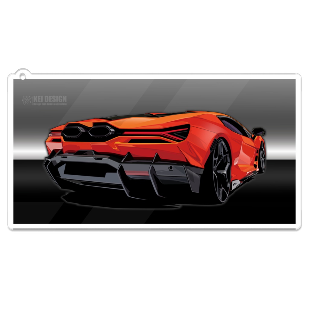 ランボルギーニレヴェルト／アクリルキーホルダー