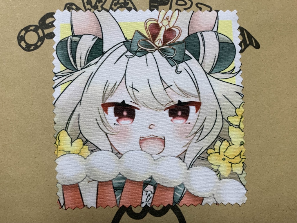 【メガネ拭き】バニーカクタス
