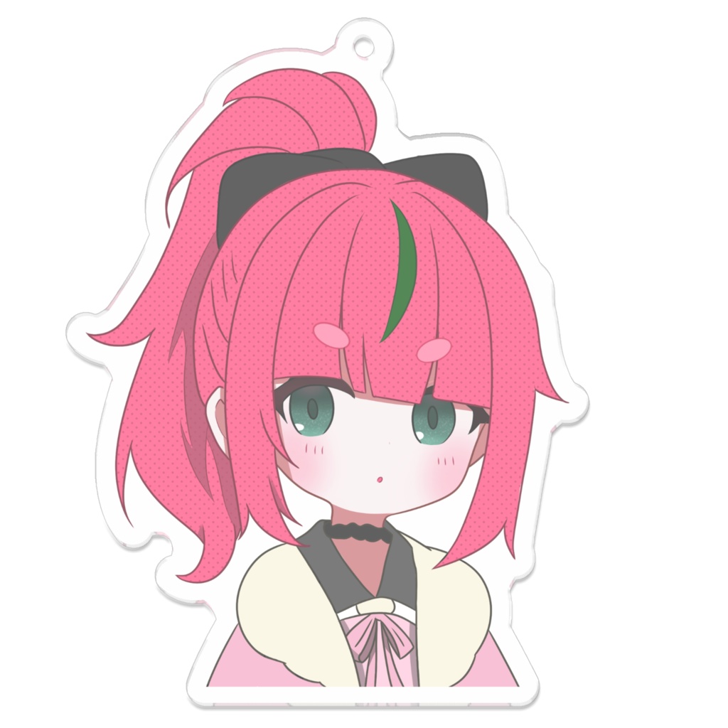 SDももアクキー(色淡め)