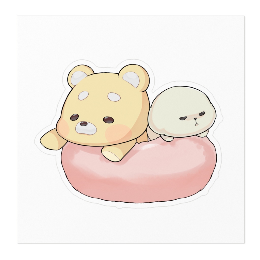 ステッカー はぴこう のどん