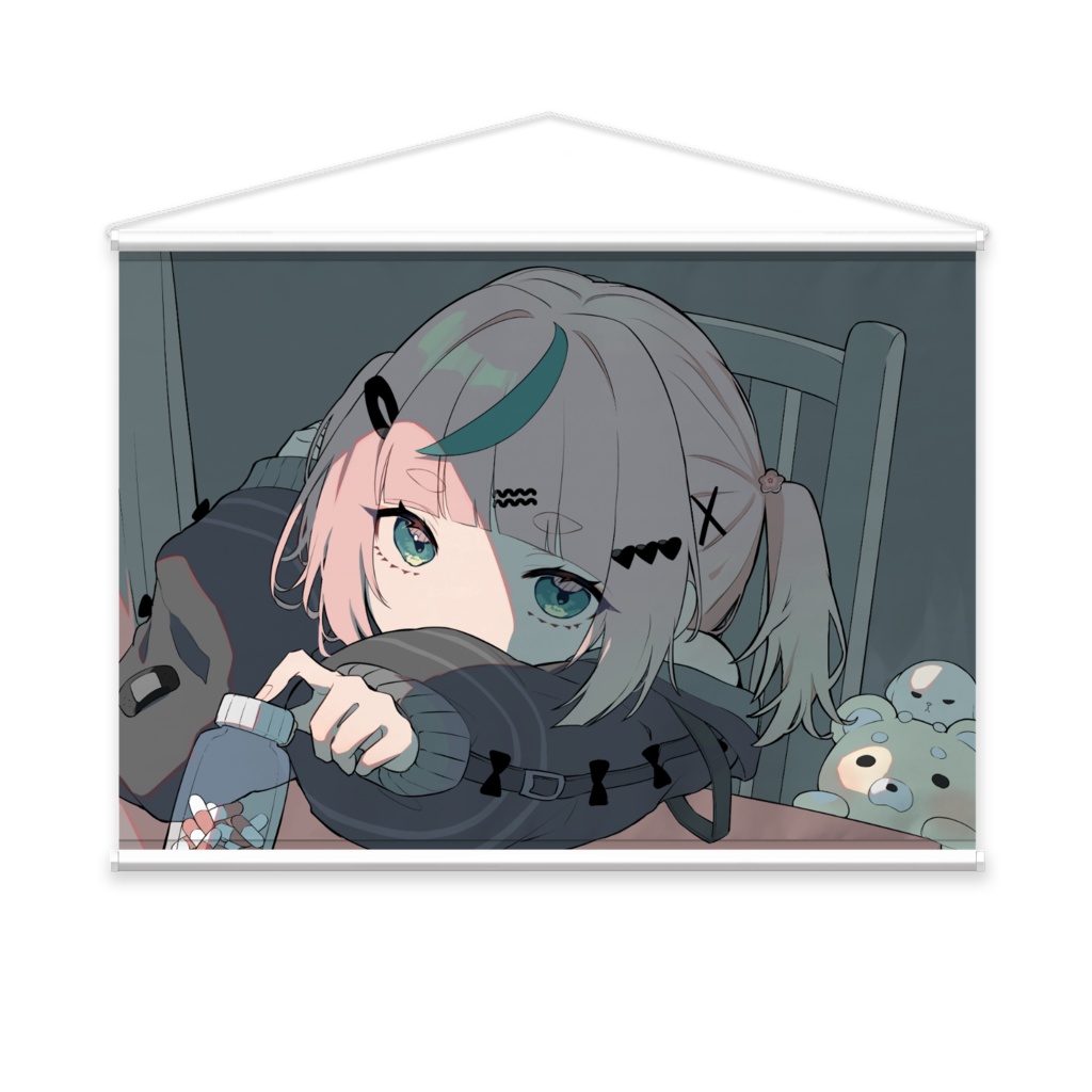 ももタペストリー