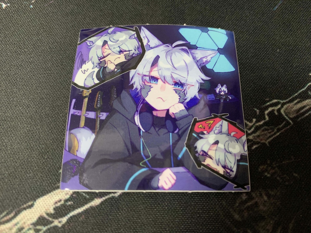 【受注販売】スクエアステッカーセット(3種セット)/きょーすけフロムザリーチ