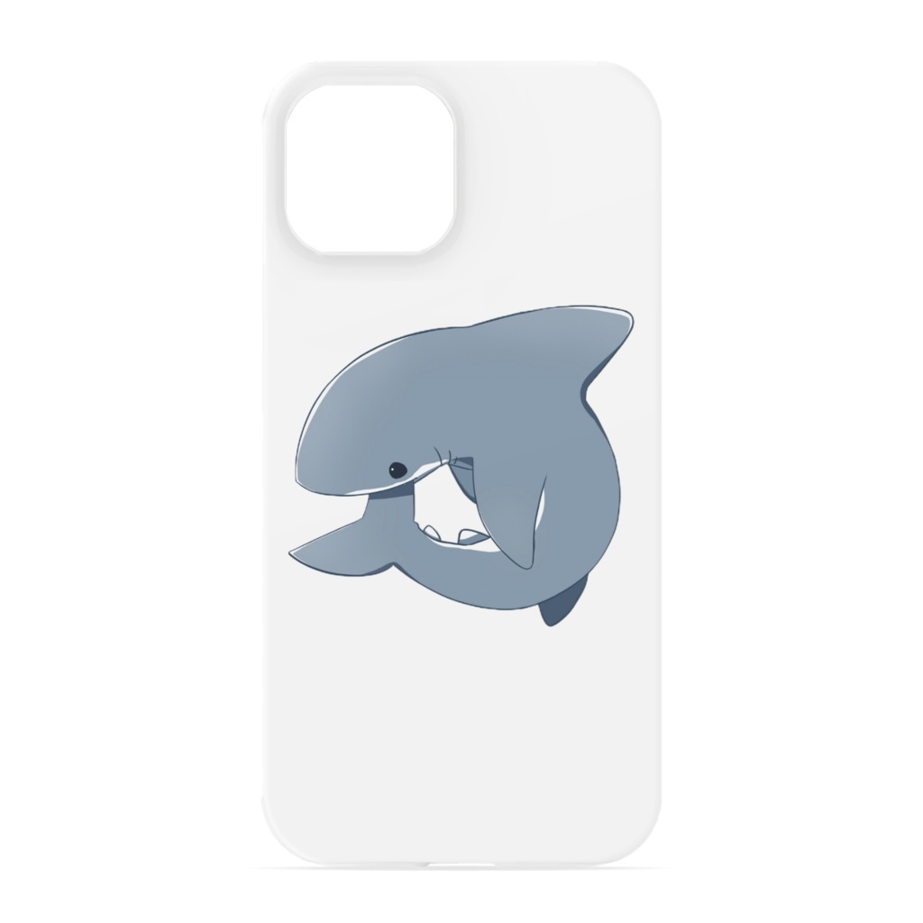 尾を噛むサメちゃん