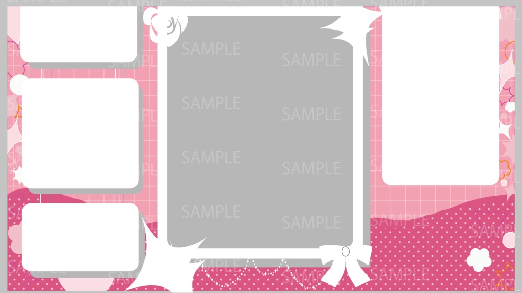 【商用利用可】好きな色で組み合わせる配信背景素材【30×30種 900種類】