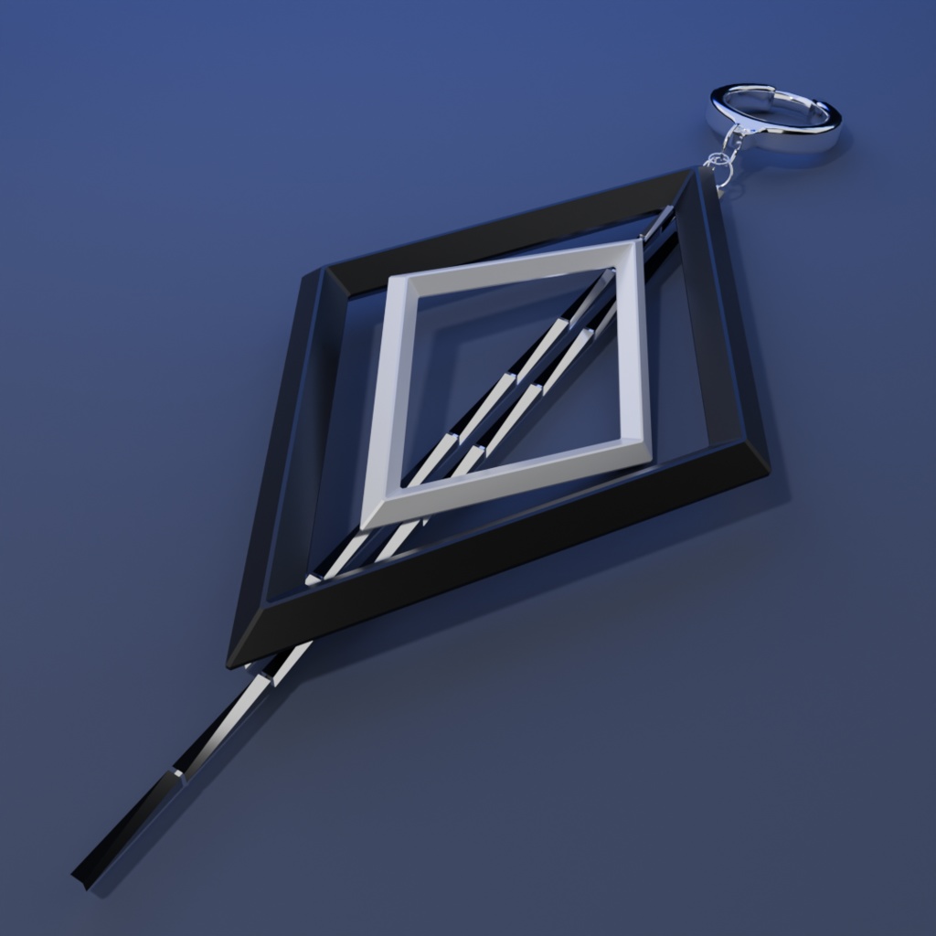 白黒 ダイヤ イヤリング Black & White Earring