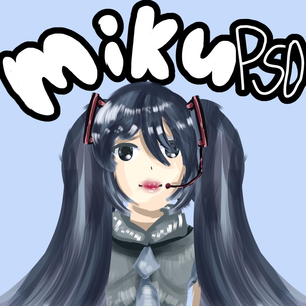 Miku PSD For Live2d | Model is a PSD (Photoshop file) Its not a rigged Vtuber