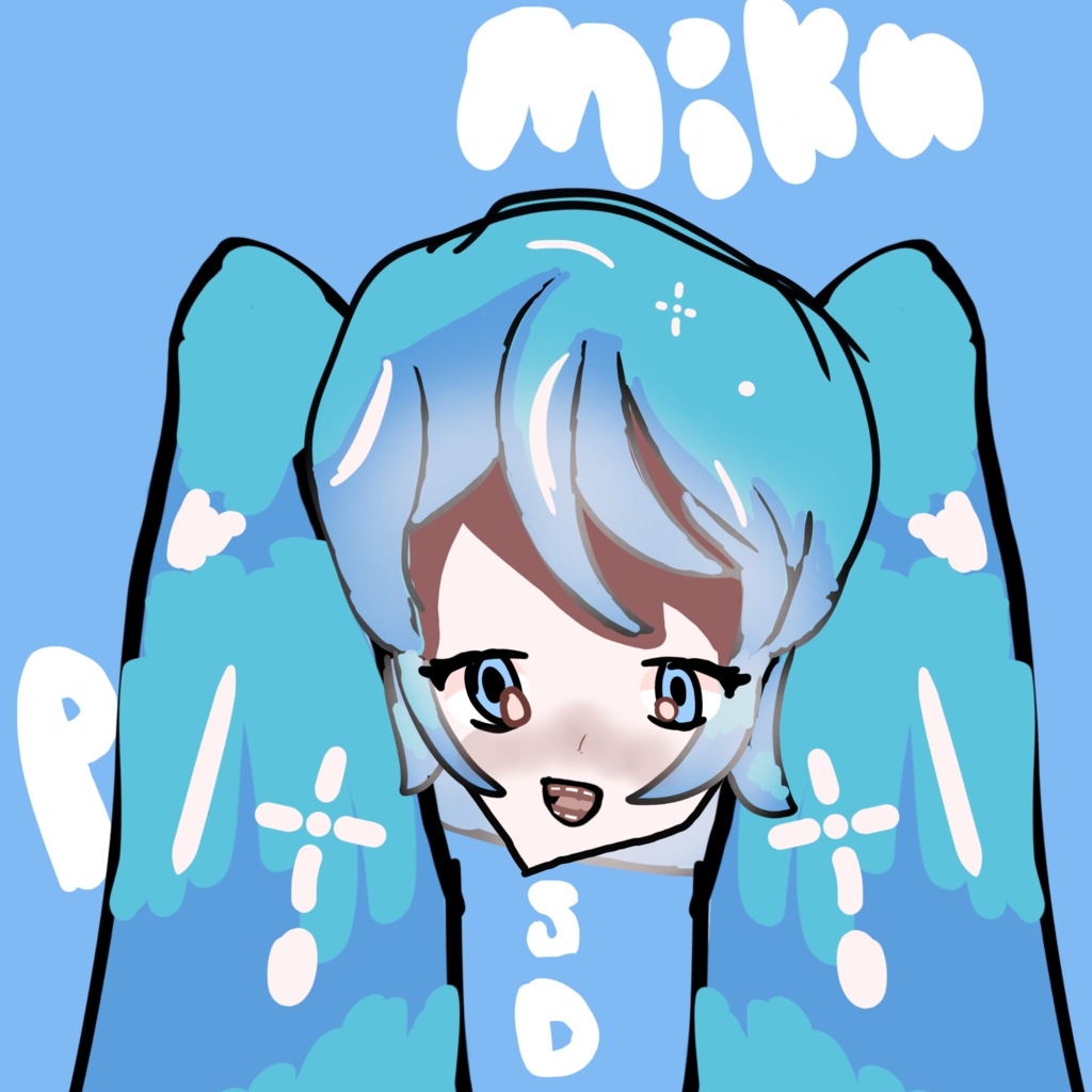 Miku PSD For Live2D | NOT Rigged