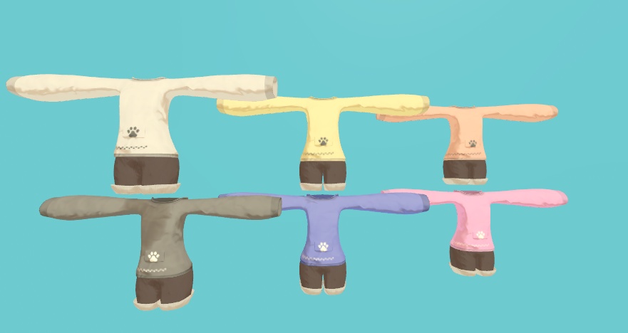 【ルシナちゃん用】パーカー&ショートパンツ