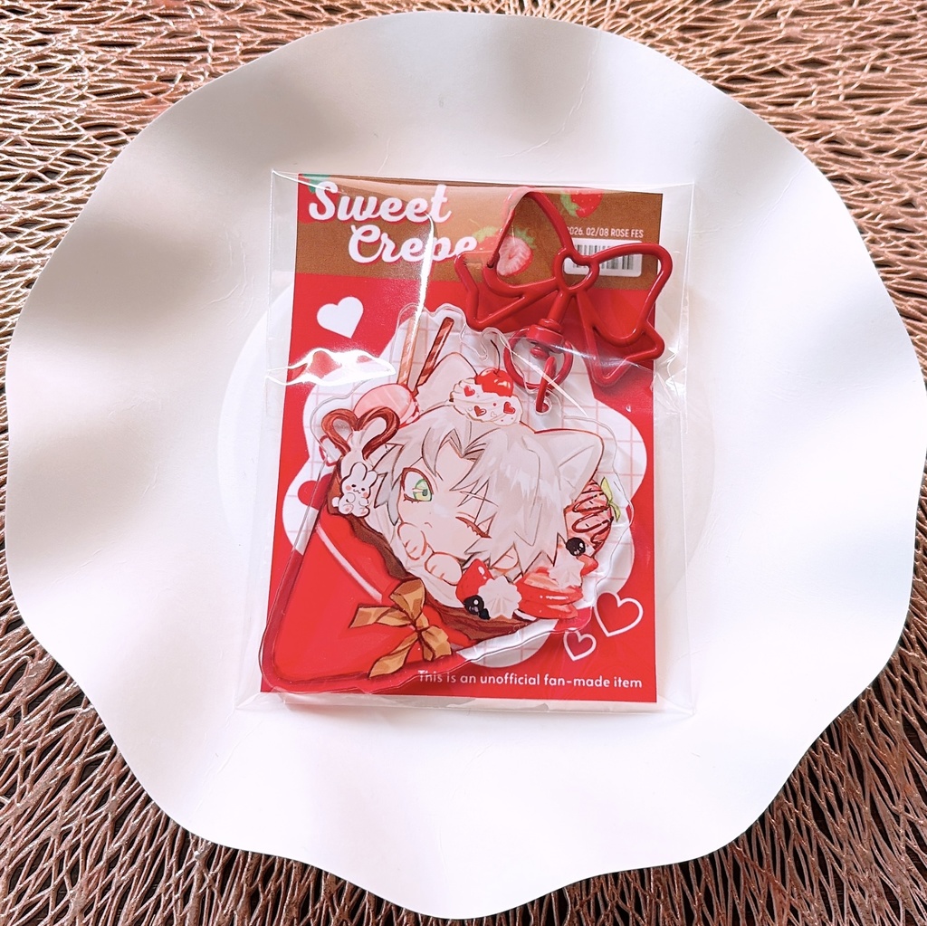 クレープアクリルキーホルダー