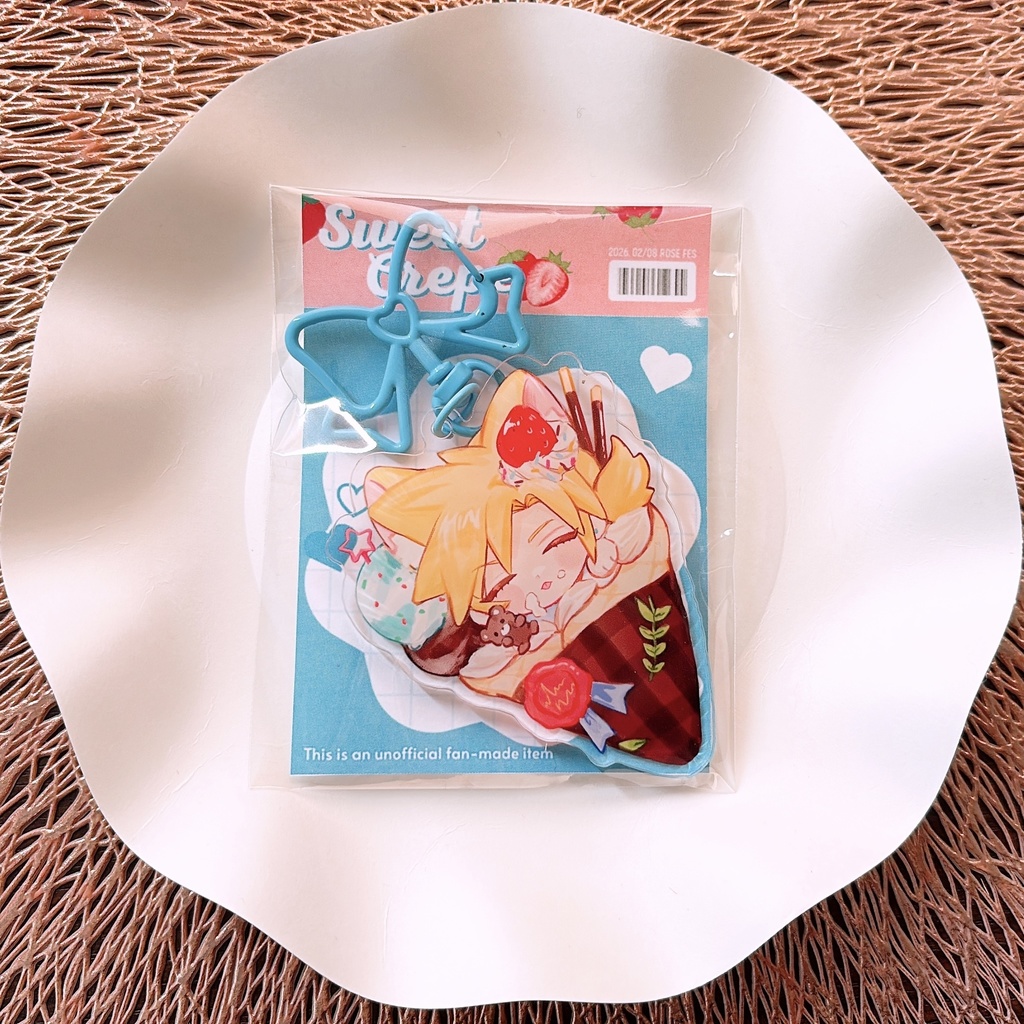 クレープアクリルキーホルダー