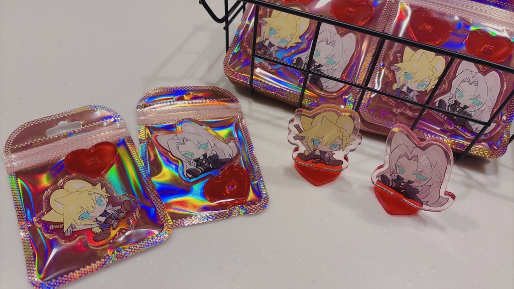 ハートアクリルスタンド