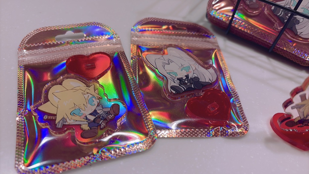 ハートアクリルスタンド