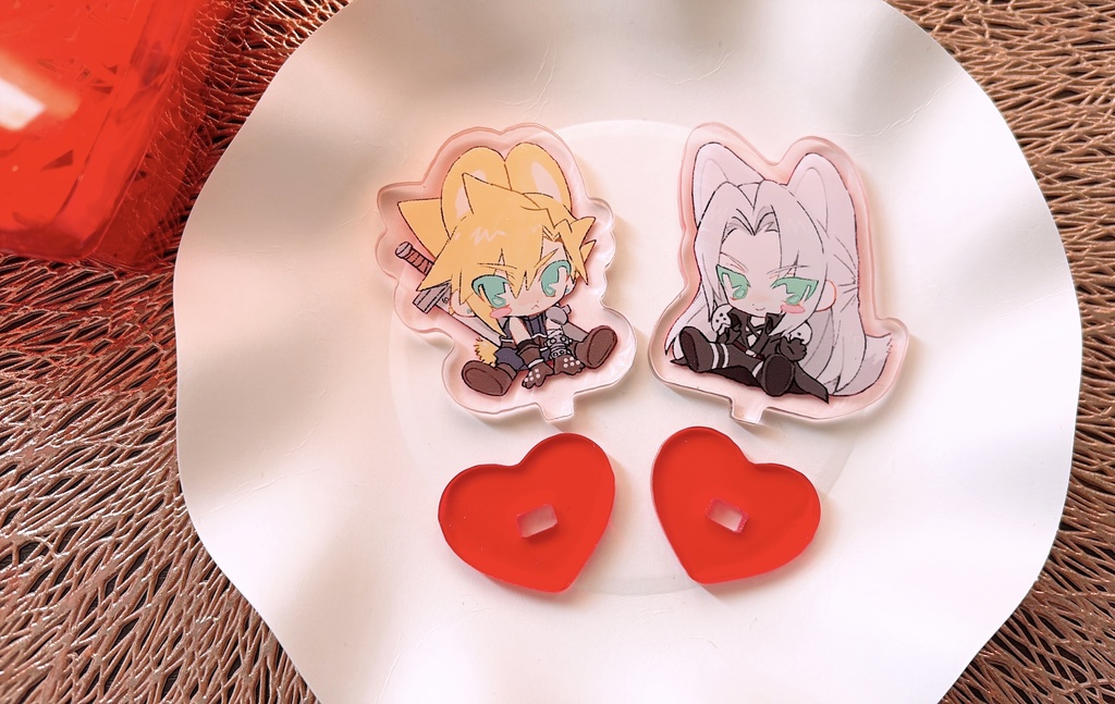 ハートアクリルスタンド