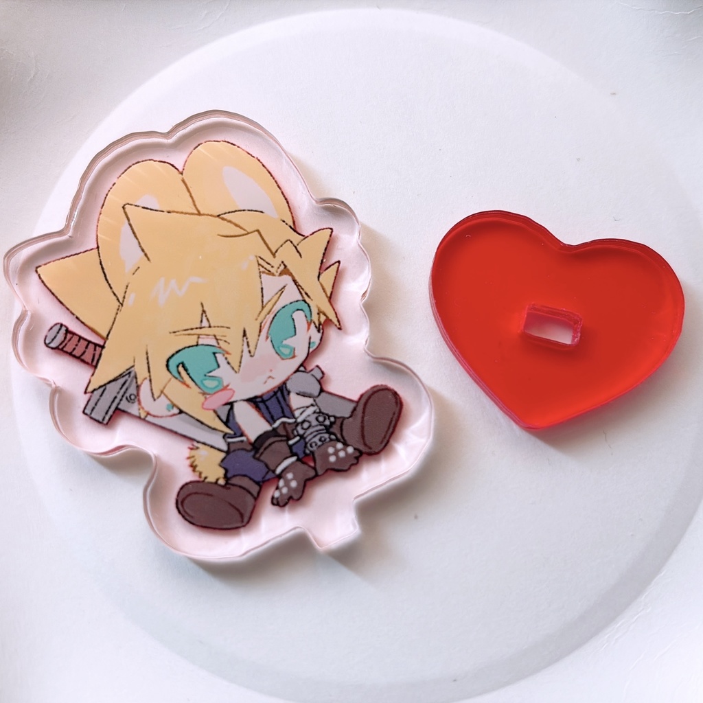 ハートアクリルスタンド