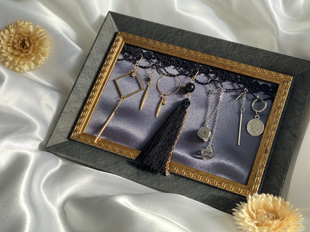 ピアス5種セット　BLACK