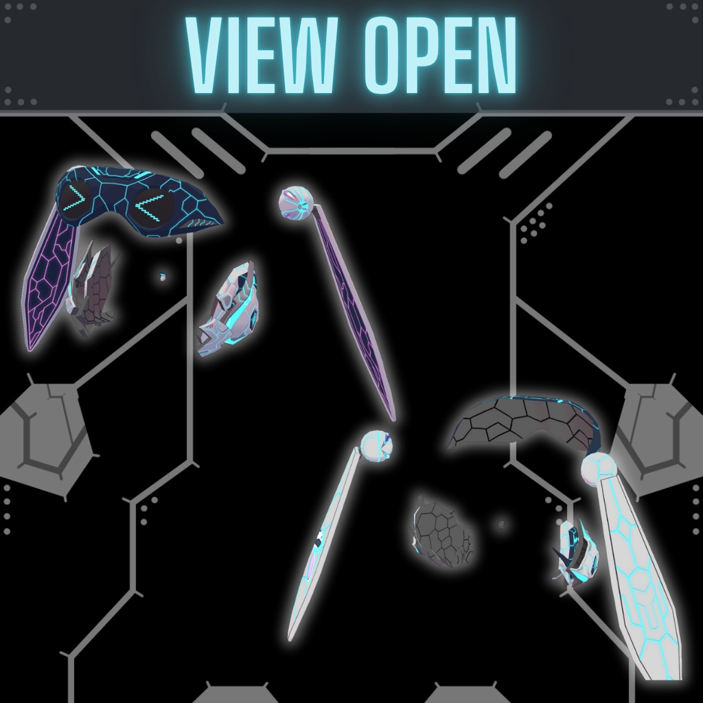 【MA対応】カワイイサイバーマスク LoProminence【【全アバター対応】】