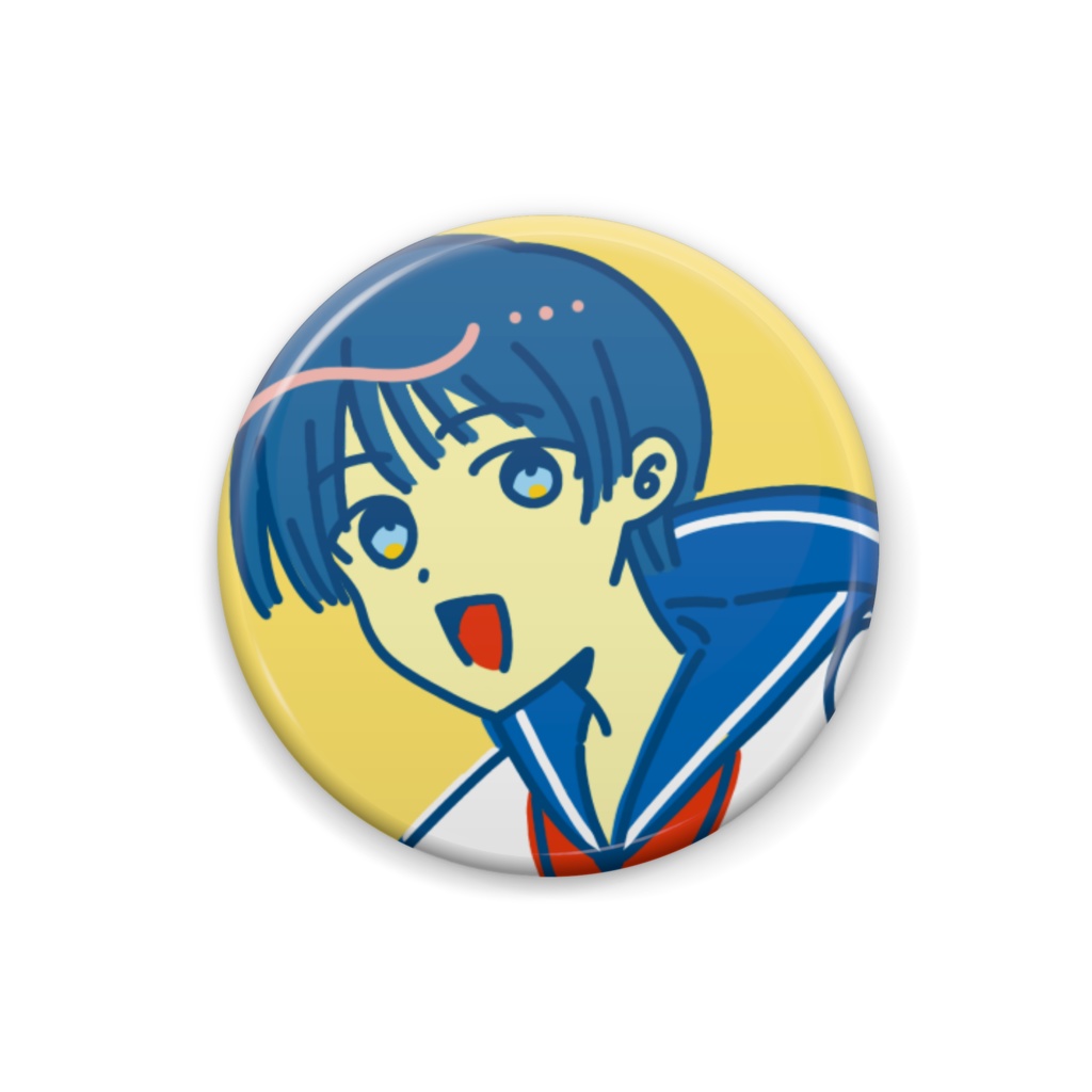 マリン服　男の子　缶バッジ