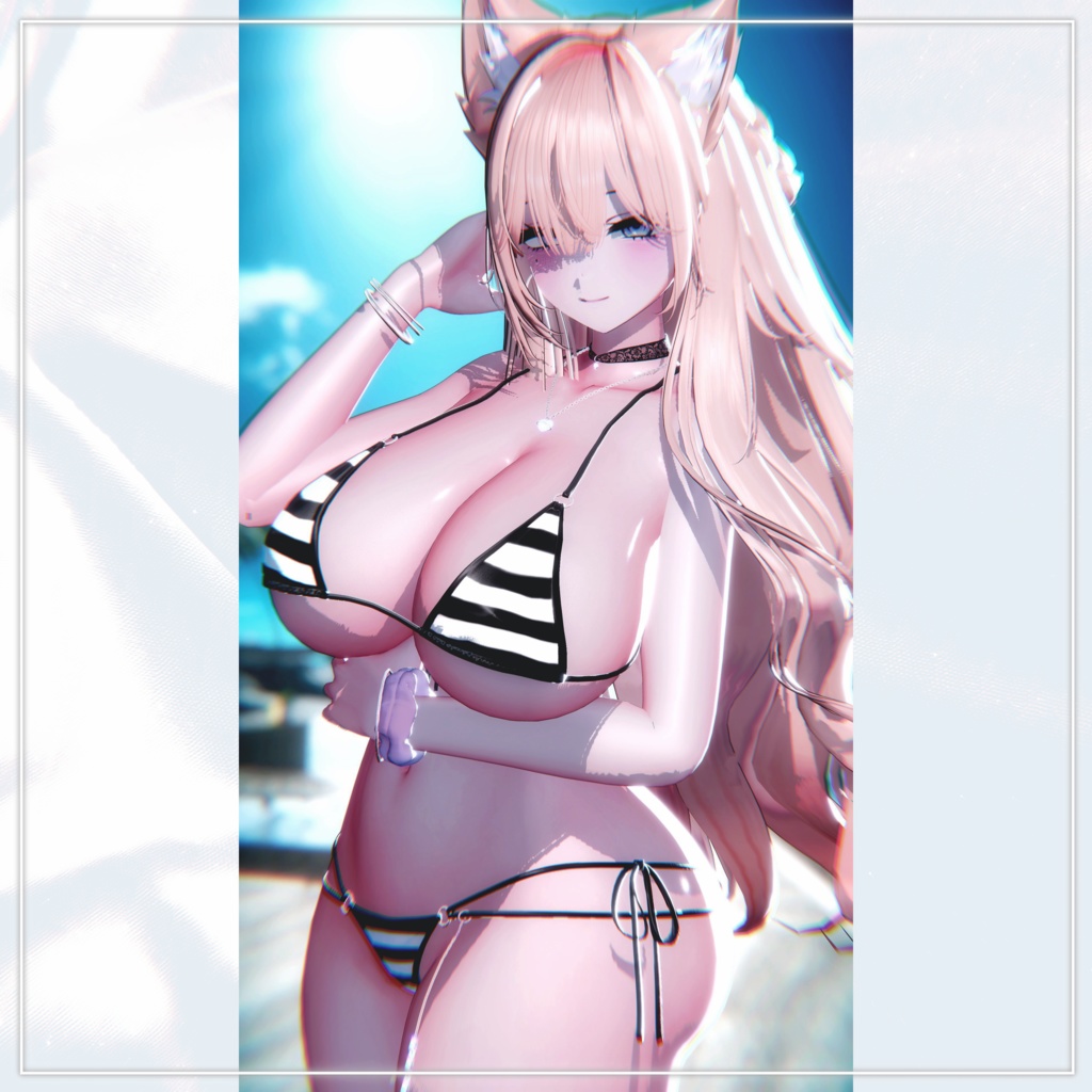 【肌マテリアル】Shining Skin Material for Milltina ✨Post Prosess Preset+Milltina Texture✨
