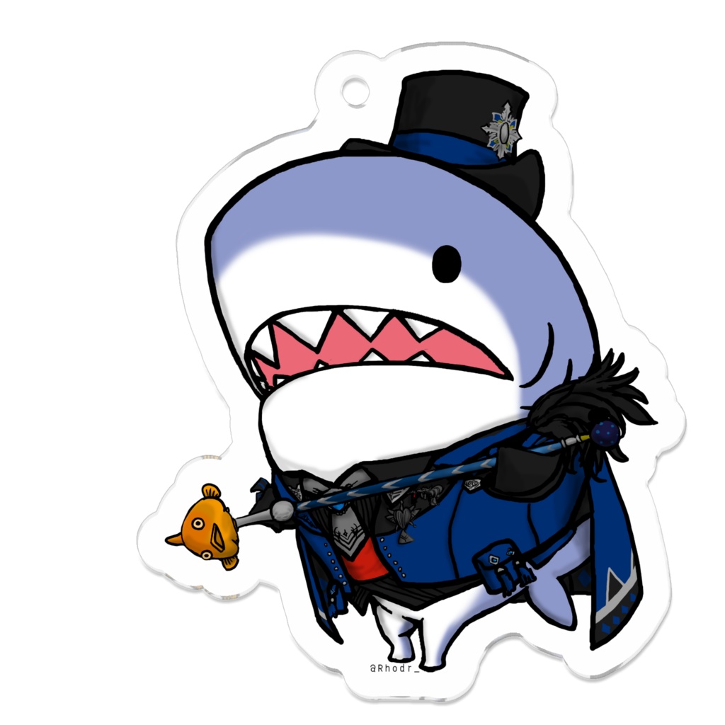 【アクキー】ぎょげつのふぃなーれ「青魔道士」
