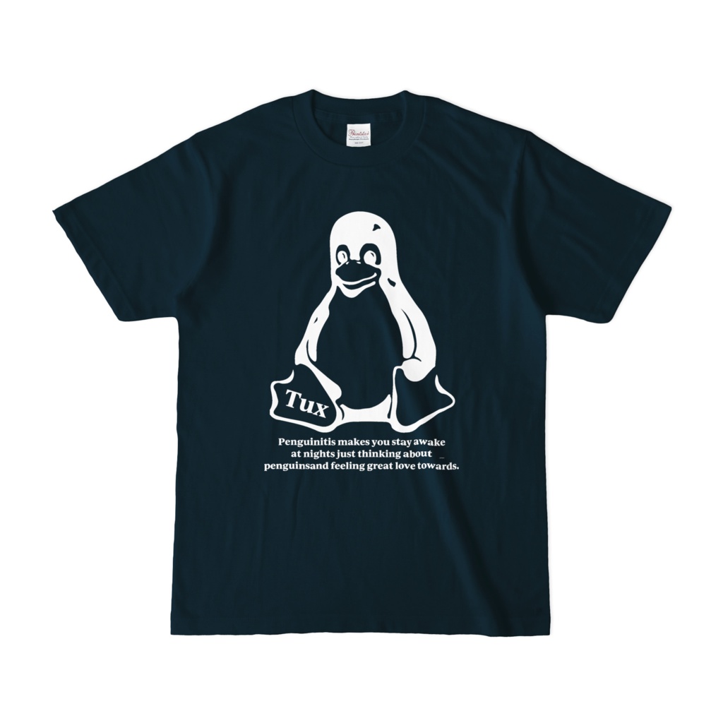 Tux Tシャツ(ネイビー)