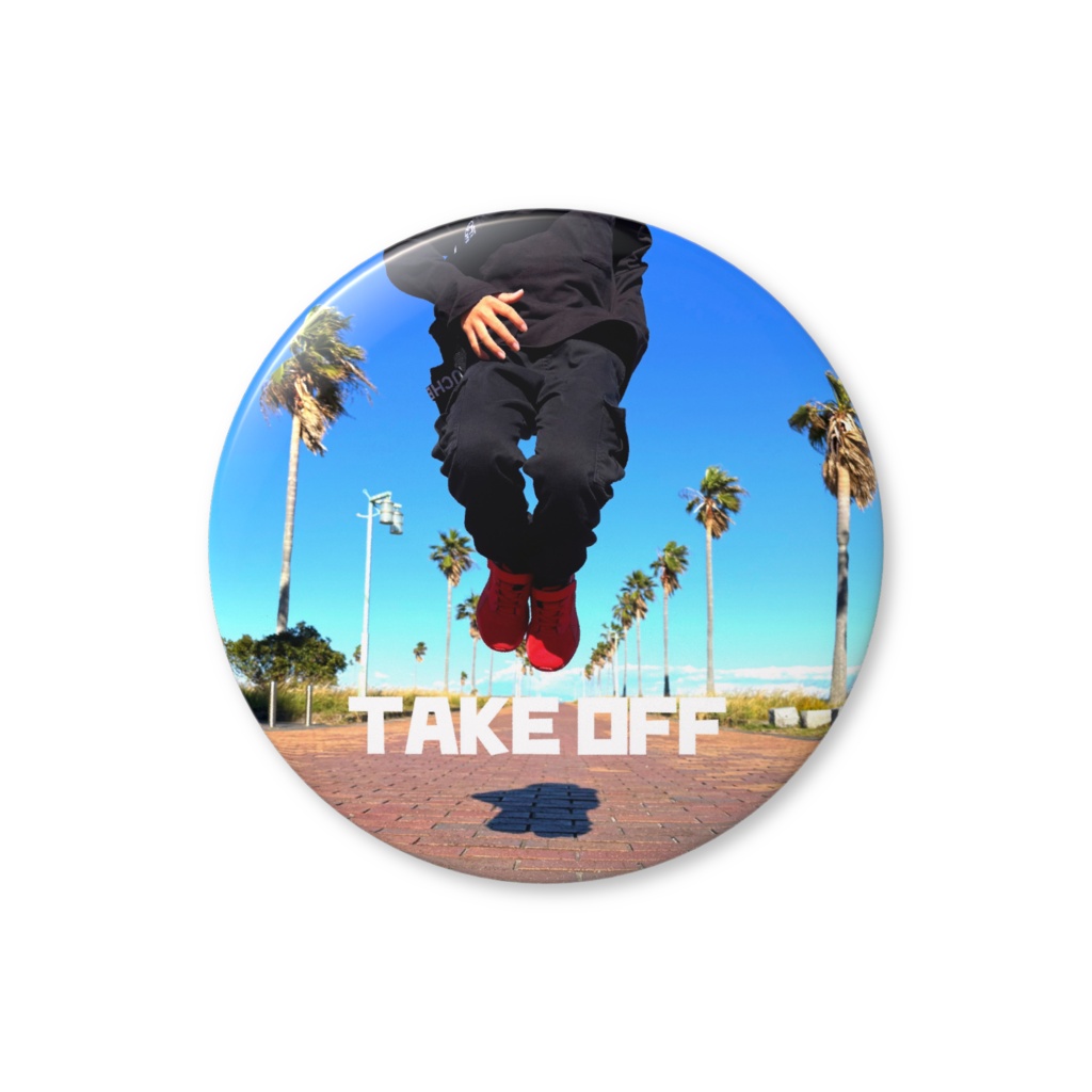 TAKE OFF 缶バッチ