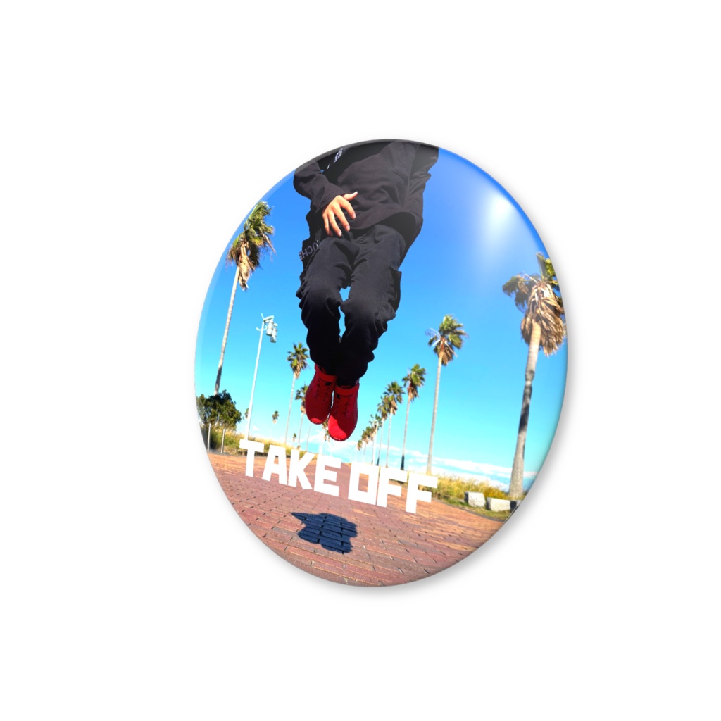 TAKE OFF 缶バッチ