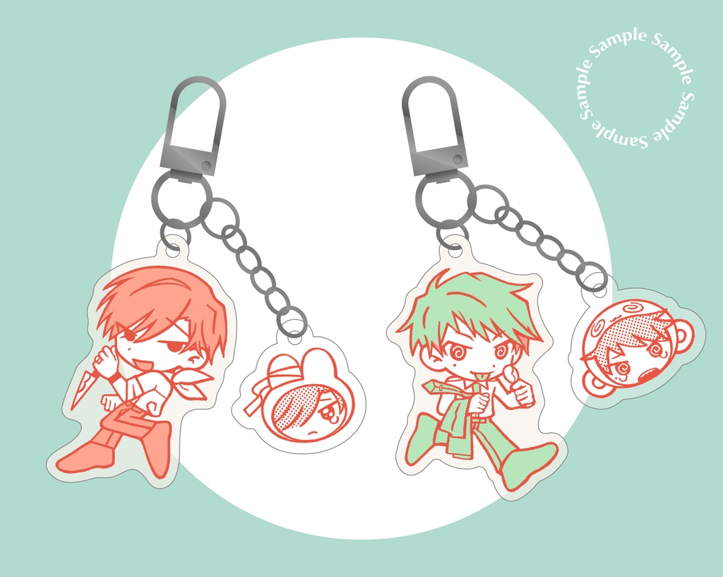 蓄光アクキー【有明・汐留】