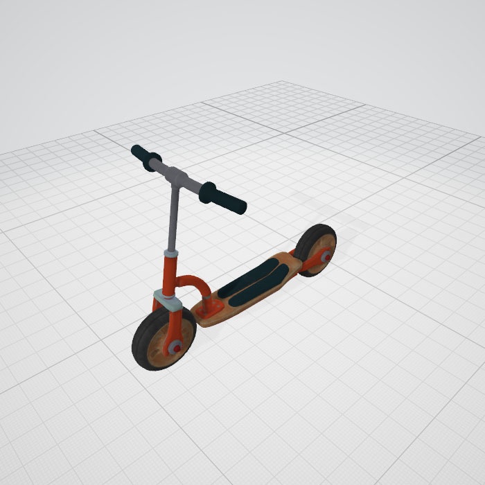 スクーター　3dモデル