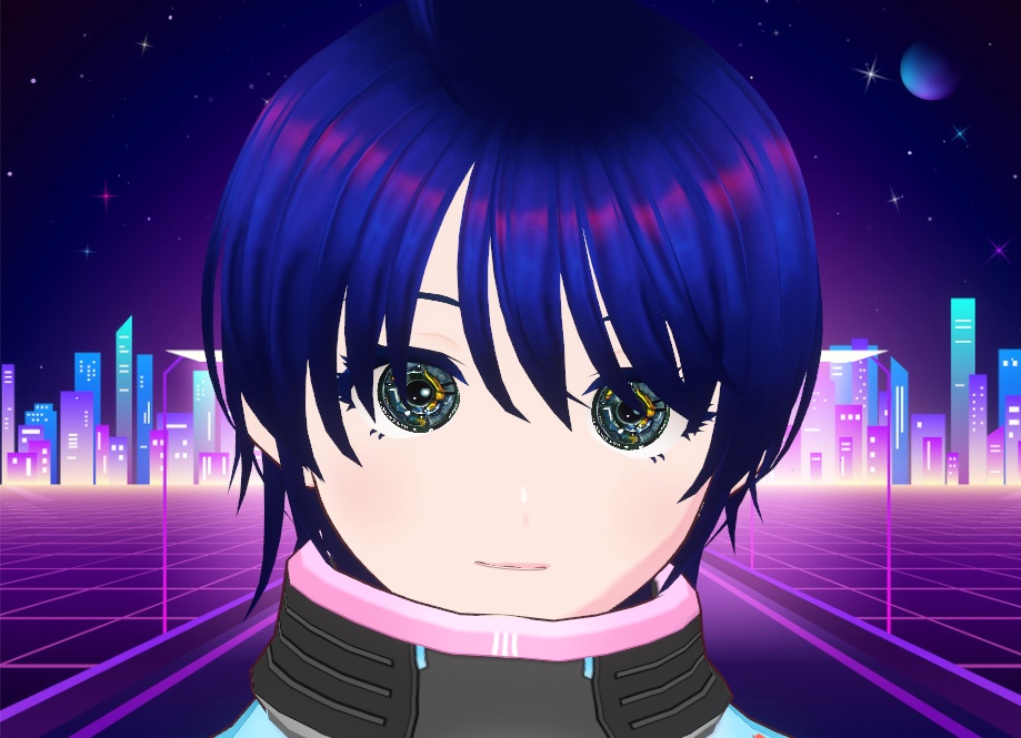 cyberpunk eye texture for vroid