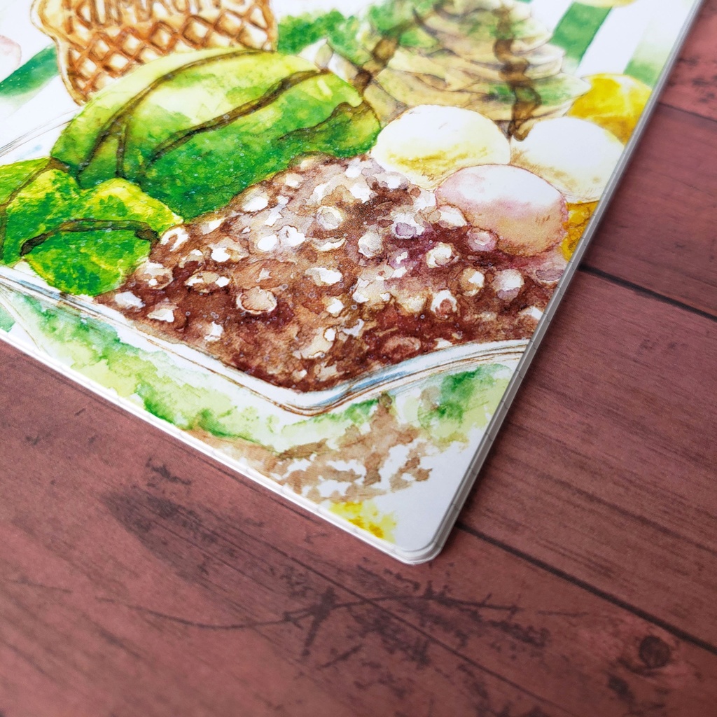 【リングノート】抹茶パフェ B6サイズ