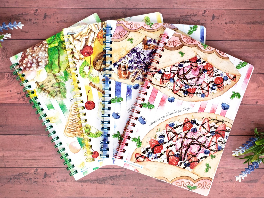 【リングノート】抹茶パフェ B6サイズ