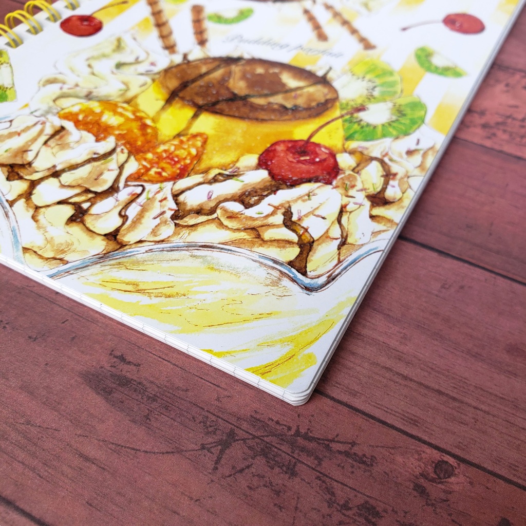 【リングノート】プリンパフェ B6サイズ