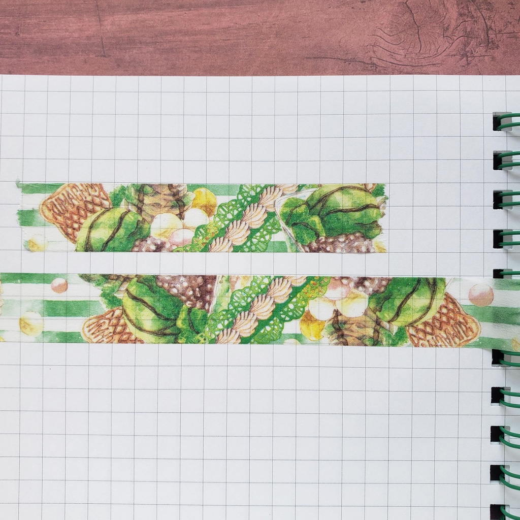 【マスキングテープ】抹茶パフェ